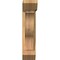 Ekena Millwork Funston Slat Smooth Bracket w/ Offset Brace, Western Red Cedar, 5 1/2"W x 16"D x 24"H BKT0604X16X24FST06SWR - alternate 2